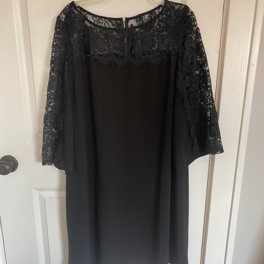 Lane Bryant Black Lace Dress